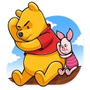 Telegram sticker 🤔 Winnie the Pooh