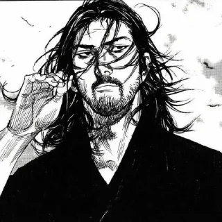 Telegram sticker 🍃 - ᗷY @ahMshY 𓉮 . Miyamoto Musashi