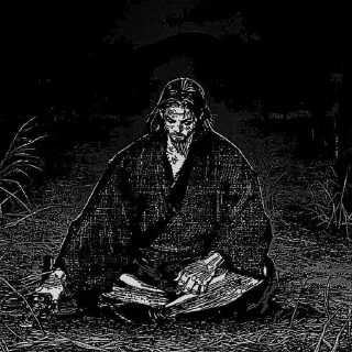 Telegram sticker 🍃 - ᗷY @ahMshY 𓉮 . Miyamoto Musashi