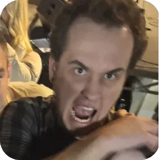 Telegram sticker 😡 миша рандомыш