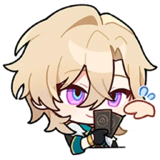 Telegram sticker 👄 Aventurine @StickersShbaai :: @fStikBot