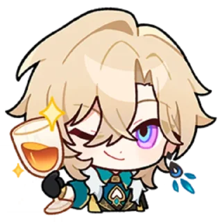 Telegram sticker 👄 Aventurine @StickersShbaai :: @fStikBot