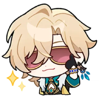 Telegram sticker 👄 Aventurine @StickersShbaai :: @fStikBot