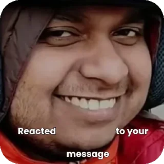 Telegram sticker 🙂 Reaction