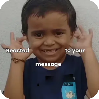 Telegram sticker 🙂 Reaction