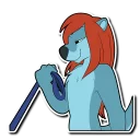 Telegram sticker 🐶 Zik