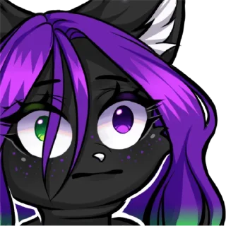 Telegram sticker 😳 Christie The Tuxedo Cat