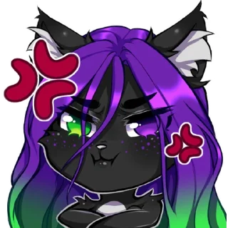 Video sticker 😡 Christie The Tuxedo Cat