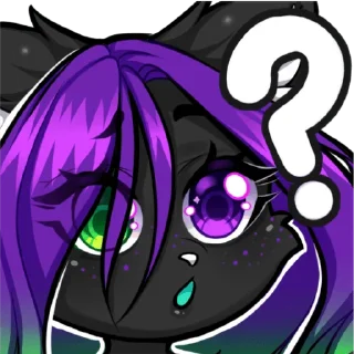 Telegram sticker 😕 Christie The Tuxedo Cat