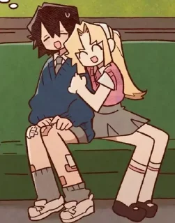 Telegram sticker 🤗 I love Amy! (Биби и Эми) :: @fStikBot