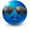 Sticker 🤩 Blue Face Emoji @TgEmojis