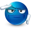 Sticker 🤩 Blue Face Emoji @TgEmojis