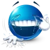 Sticker 🤩 Blue Face Emoji @TgEmojis