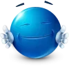 Video sticker 🤩 Blue Face Emoji @T...