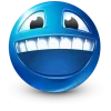 Sticker 🤩 Blue Face Emoji @TgEmojis