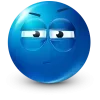 Video sticker 🤩 Blue Face Emoji @T...