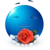 Sticker 🤩 Blue Face Emoji @TgEmojis