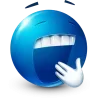 Sticker 🤩 Blue Face Emoji @T...