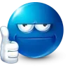 Sticker 🤩 Blue Face Emoji @TgEmojis