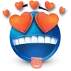 Sticker 🤩 Blue Face Emoji @TgEmojis