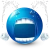 Video sticker 🤩 Blue Face Emoji @T...