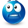 Sticker 🤩 Blue Face Emoji @TgEmojis