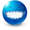 Video sticker 🤩 Blue Face Emoji @T...