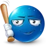 Sticker 🤩 Blue Face Emoji @TgEmojis