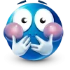 Sticker 🤩 Blue Face Emoji @TgEmojis