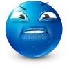 Video sticker 🤩 Blue Face Emoji @T...