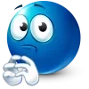 Sticker 🤩 Blue Face Emoji @TgEmojis