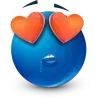 Sticker 🤩 Blue Face Emoji @TgEmojis