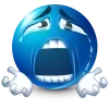 Sticker 🤩 Blue Face Emoji @TgEmojis