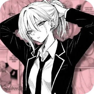 Telegram sticker 🥰 - ᗷY @ahMshY 𓉮 .

Mio Haimiya