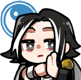 Телеграм стикер ✌️ Naraka