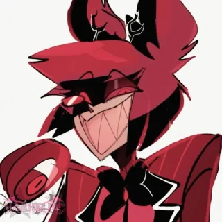 Video sticker 📻 alastor-hazbin hotel | @Hazhell00 | ➡️ @Ctikerubot