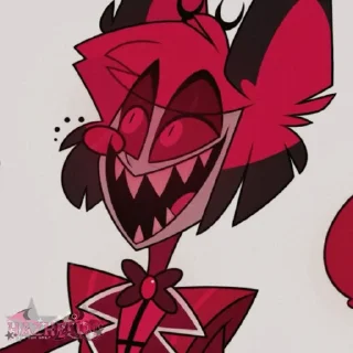 Telegram sticker 📻 alastor-hazbin hotel | @Hazhell00 | ➡️ @Ctikerubot