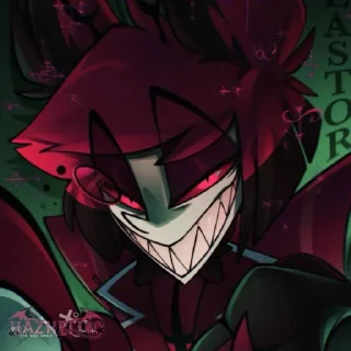 Video sticker 📻 alastor-hazbin hotel | @Hazhell00 | ➡️ @Ctikerubot