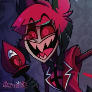 Telegram sticker 📻 alastor-hazbin hotel | @Hazhell00 | ➡️ @Ctikerubot