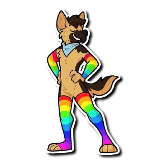 Telegram sticker 🌈 larrysfavs3 by @FavoriteStickerBot