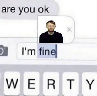 Video sticker ❤️ Thom Yorke @overdosingonmusic