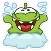Sticker 🐸 Зимний Ам Ням @TgEmodziBot