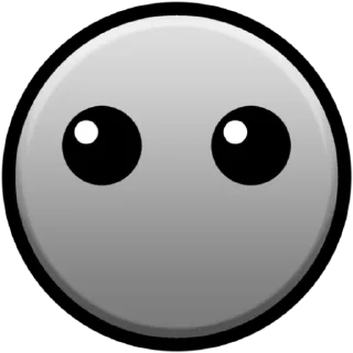 Sticker 😶 Geometry Dash Faces part 1 by Tog4forev.