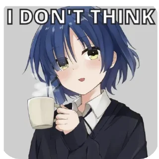 Телеграм стикер 🧐 Akita The Bocchi