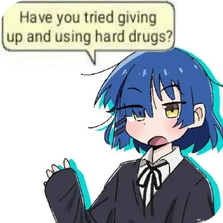 Телеграм стикер 🤓 Akita The Bocchi