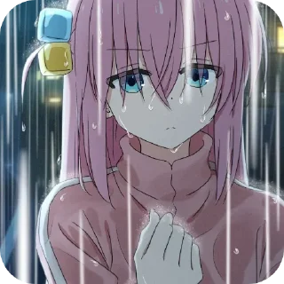 Video sticker 😡 Akita The Bocchi