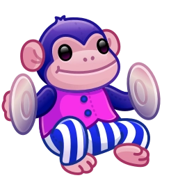 Sticker 🐒 Jolly Chimp @podarkitgnft