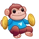 Video sticker 🐒 Jolly Chimp @podarkitgnft
