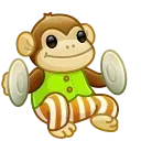 Video sticker 🐒 Jolly Chimp @podarkitgnft