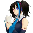Telegram sticker ☕ Anime Reactions™ @Ira_do_dragao